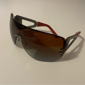 Vintage Christian Dior Escrime 1 Mask Oversized Sunglasses Colour RPYKI 115